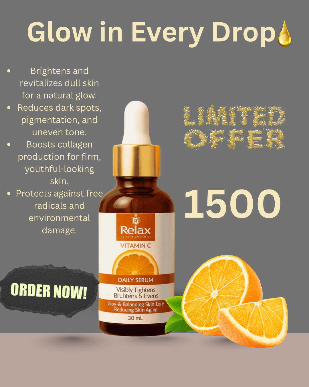 Relax | Face Serum 30ml (Vitamin C)